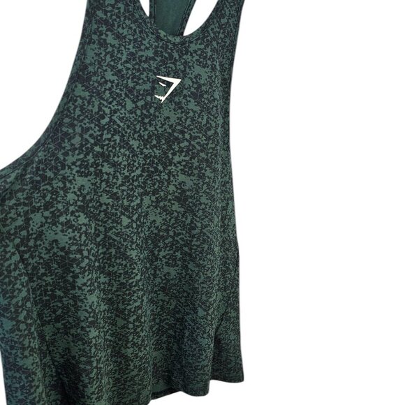 Gymshark Mens Critical Stringer Size Small Tank Muscle Athletic Green - Picture 4 of 6